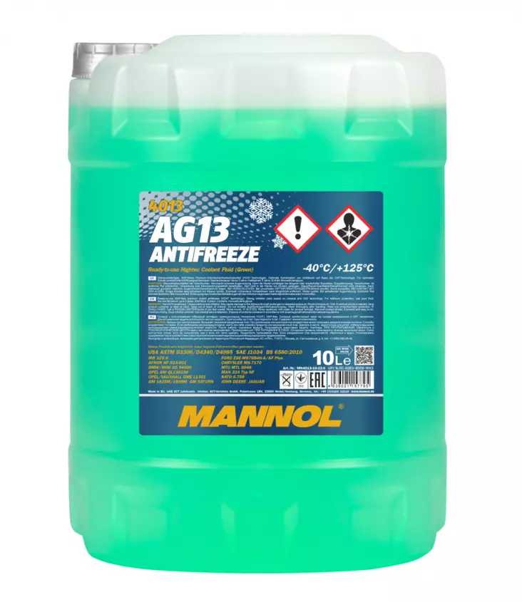 MANNOL Antifreeze AG13 Hightec - Jäähdytinnesteet - 30010003 - 1